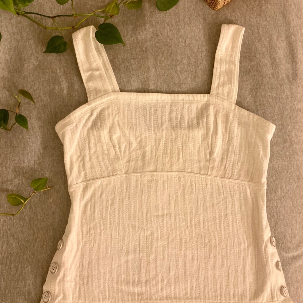 NWOT Maeve Callie Button-side Top